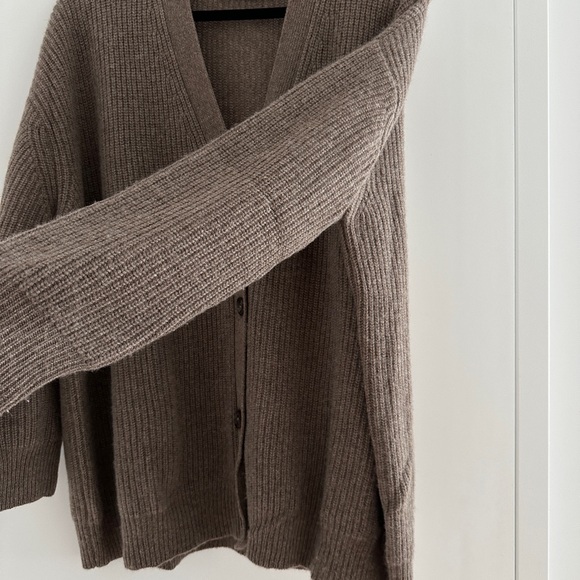 Jenni Kayne Cashmere Cocoon Cardigan - Undyed stone - Picture 6 of 10